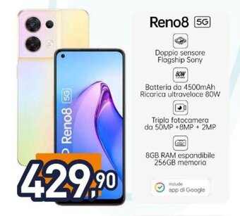 Unieuro Oppo Reno8 5G offerta