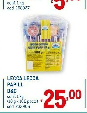 Metro Caramelle offerta