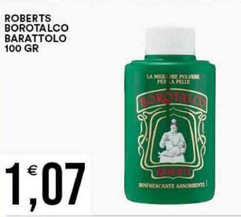 Premium Cash&Carry ROBERTS BOROTALCO BARATTOLO 100 GR offerta