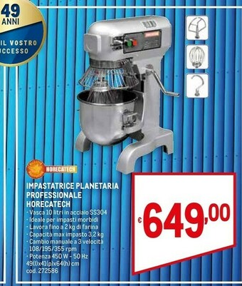 Metro Impastatrice offerta