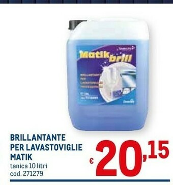 Metro Detersivo lavastoviglie offerta