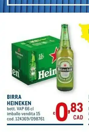 Metro Heineken Birra offerta