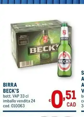 Metro Ace Birra offerta