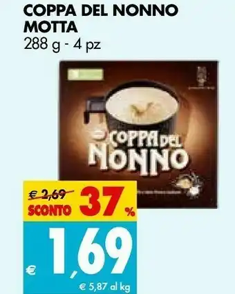 Tigros Motta Coppa Del Nonno Classica 288 G(ml) offerta
