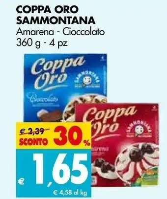 Tigros Sammontana Coppa Oro Cioccolato 360 G(ml) offerta