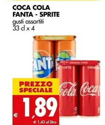 Tigros Coca-Cola - Sprite 330 G(ml) offerta