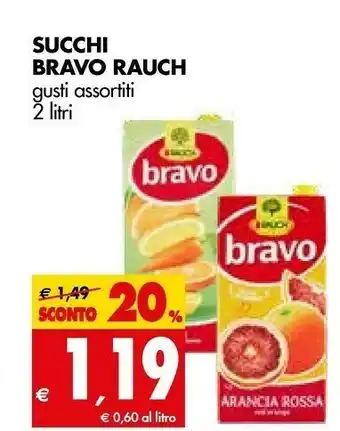 Tigros Rauch - Bravo Ananas 2000 G(ml) offerta