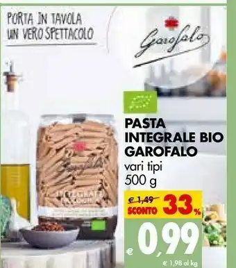 Tigros Garofalo Pasta Mista Integrale Bio 500 G(ml) offerta