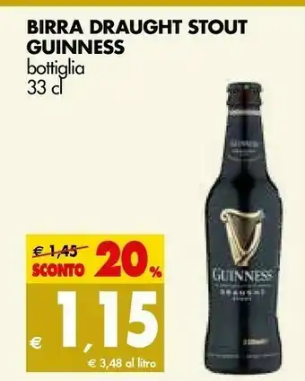 Tigros Guinness Birra Draught Stout offerta