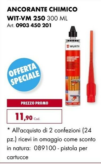 Ancorante Chimico WIT-VM 250