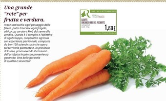 Conad Superstore Consorzio Ori Del Piemonte Carote offerta