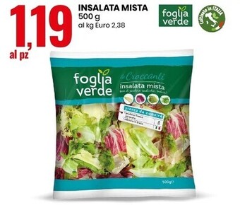 Eurospin Foglia verde insalata mista offerta