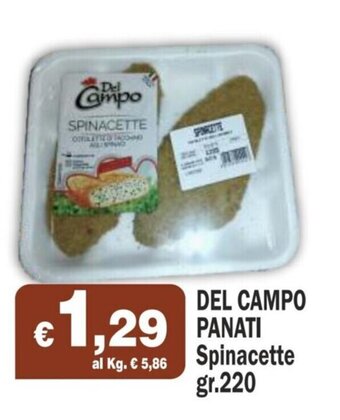DEL CAMPO PANATI Spinacette gr.220