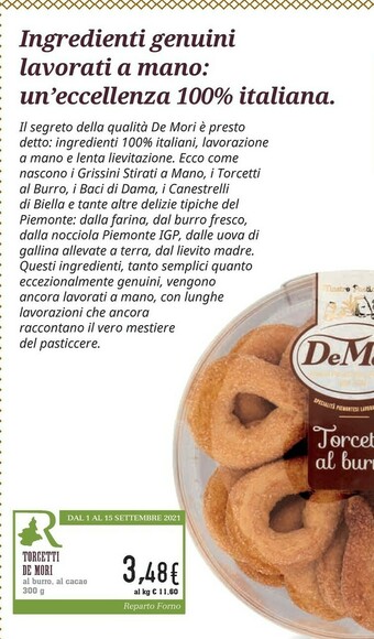 Conad De Mori - Torcetti Al Burro 300 G(ml) offerta