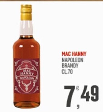 Marketpiù MAC HANNY NAPOLEON BRANDY CL.70 offerta