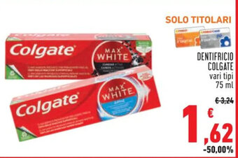 Conad DENTIFRICIO COLGATE vari tipi 75 ml offerta