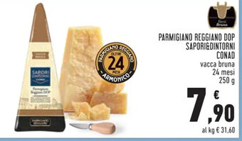 Conad PARMIGIANO REGGIANO DOP SAPORI&DINTORNI CONAD 250 g offerta