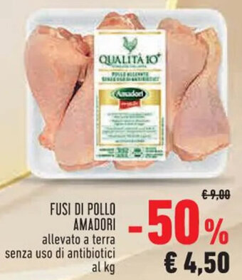 Conad FUSI DI POLLO AMADORI offerta
