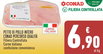 Conad PETTO DI POLLO INTERO CONAD PERCORSO QUALITÀ offerta