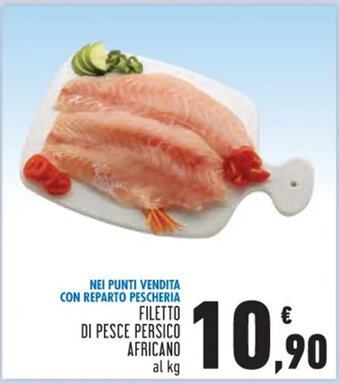 Conad FILETTO DI PESCE PERSICO AFRICANO al kg offerta