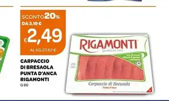 Ekom Rigamonti Bresaola offerta