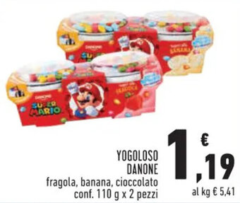 Conad YOGOLOSO DANONE conf. 110 g x 2 pezzi offerta