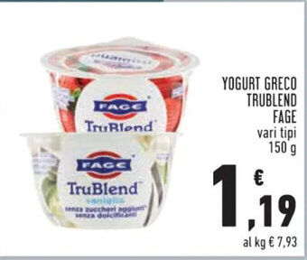 Conad YOGURT GRECO TRUBLEND FAGE 150 g offerta
