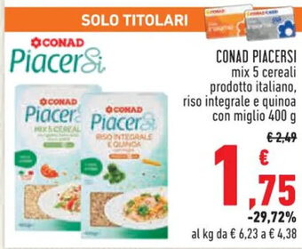 Conad CONAD PIACERSI 400 g offerta