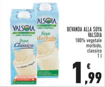 Conad BEVANDA ALLA SOYA VALSOIA 1 l offerta