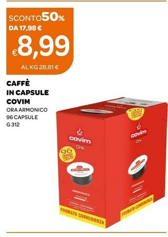Ekom Covim Cialde caffè offerta