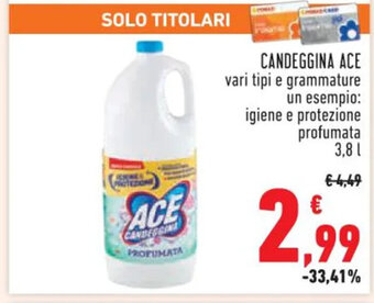 Conad CANDEGGINA ACE 3,8 l offerta