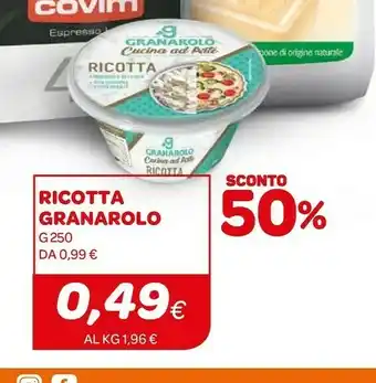 Ekom Granarolo Ricotta offerta