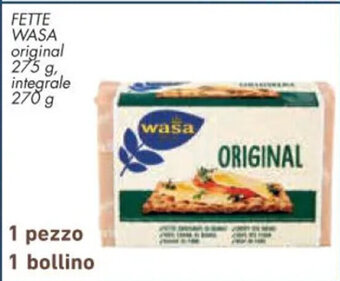 Conad FETTE WASA original 275 g, integrale offerta