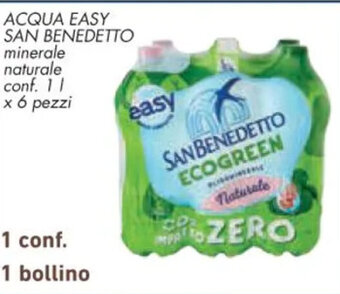 Conad ACQUA EASY SAN BENEDETTO 1 l offerta