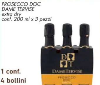 Conad PROSECCO DOC DAME TERVISE conf. 200 ml x 3 pezzi offerta