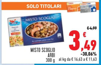 Conad MISTO SCOGLIO ARBI 300 g offerta