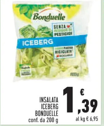 Conad Superstore INSALATA ICEBERG BONDUELLE conf. da 200 g offerta