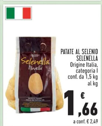 Conad Superstore PATATE AL SELENIO SELENELLA 1,5 kg offerta