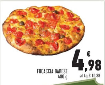 Conad Superstore FOCACCIA BARESE 480 g offerta