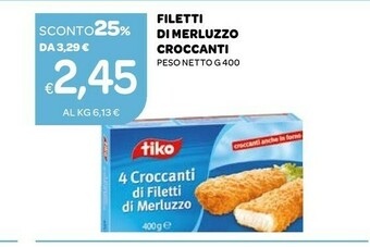Ekom Tiko Filetti di merluzzo offerta
