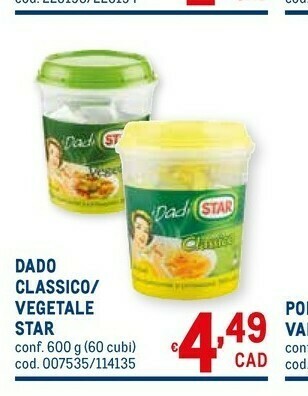 Metro Star Dado offerta