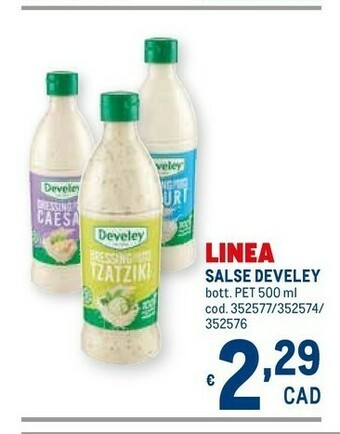 Metro Develey Salsa offerta