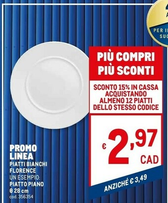 Metro Servizio piatti offerta