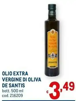 Metro De santis Olio extravergine di oliva offerta
