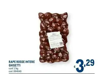 Metro Ghisetti Verdure offerta