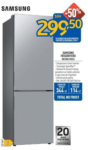 FreeShop SAMSUNG FRIGORIFERO RB33B610ESA offerta