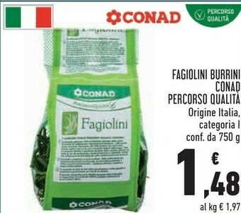 Conad Superstore Conad Fagiolini Burrini offerta