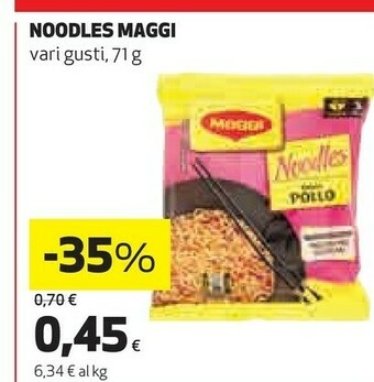Coop Maggi Noodles offerta