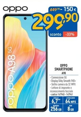 FreeShop OPPO SMARTPHONE A98 offerta