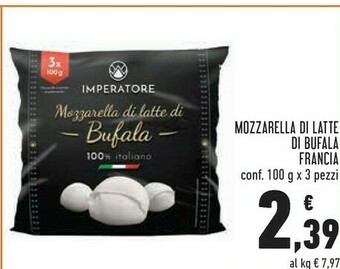 Conad Superstore Francia - Mozzarella Di Bufala Campana DOP offerta
